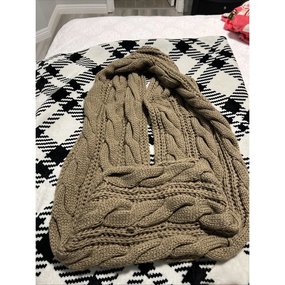 Infinity Brown Scarf